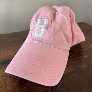 Pink adjustable Boston hat